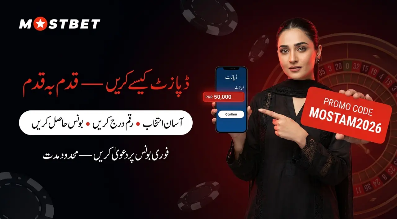 Payment methods available to Mostbet Pakistan accounts