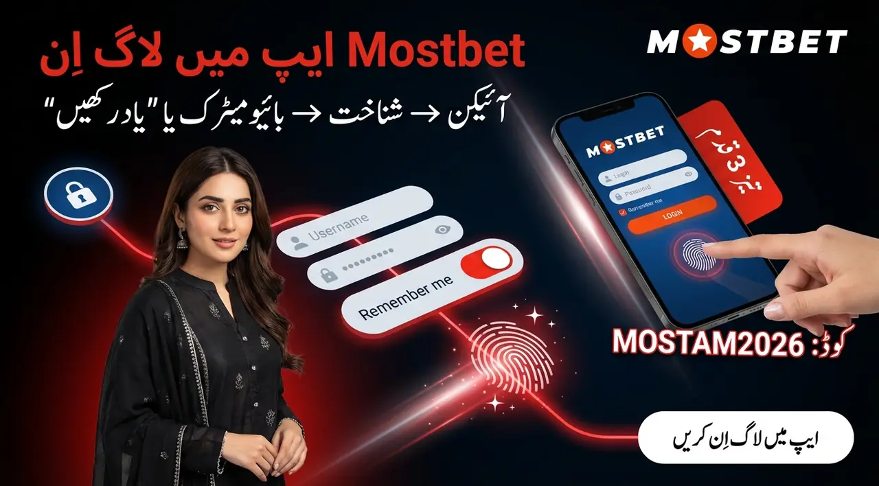 Mostbet ایپ میں لاگ ان کریں